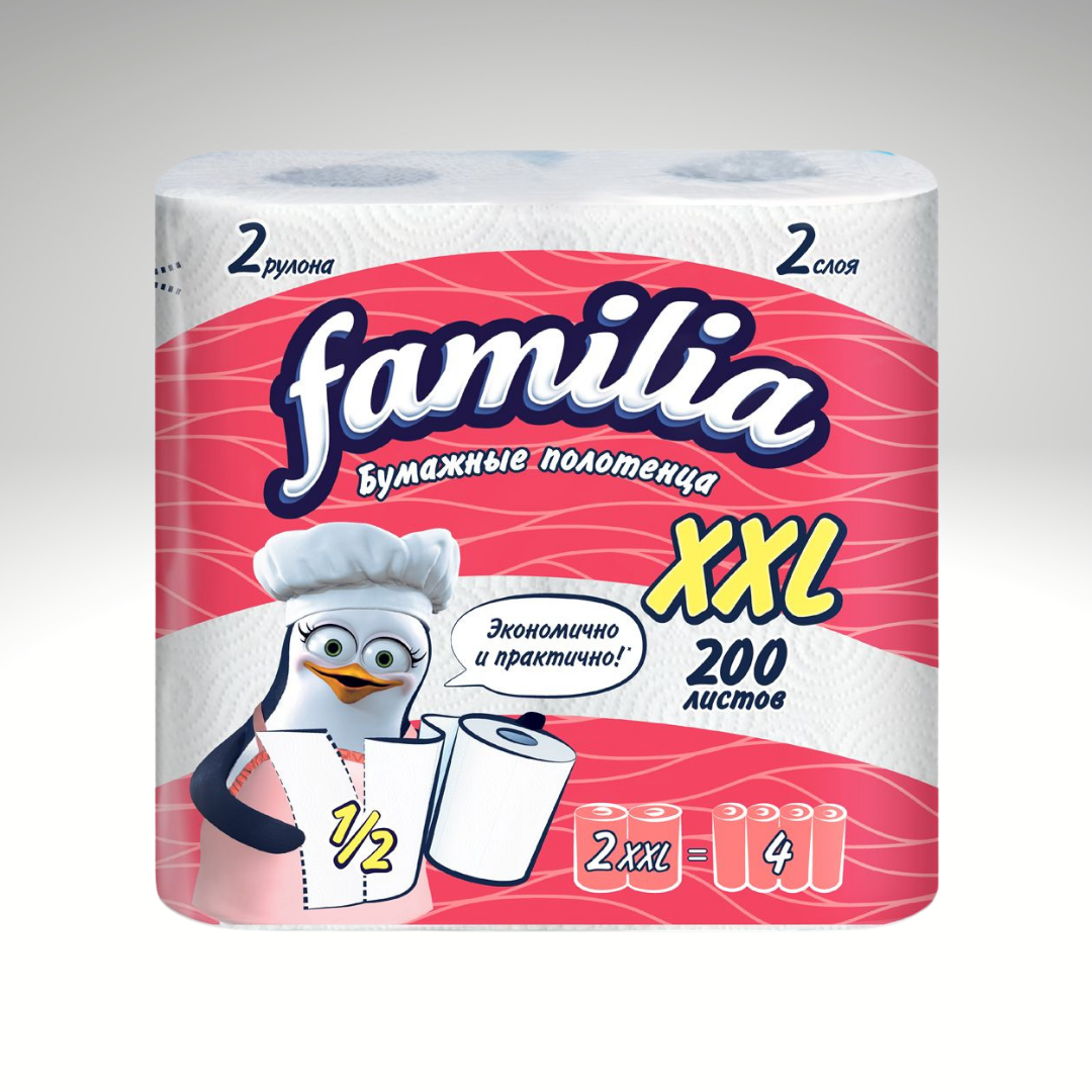 Бумажные полотенца Familia Xxl2