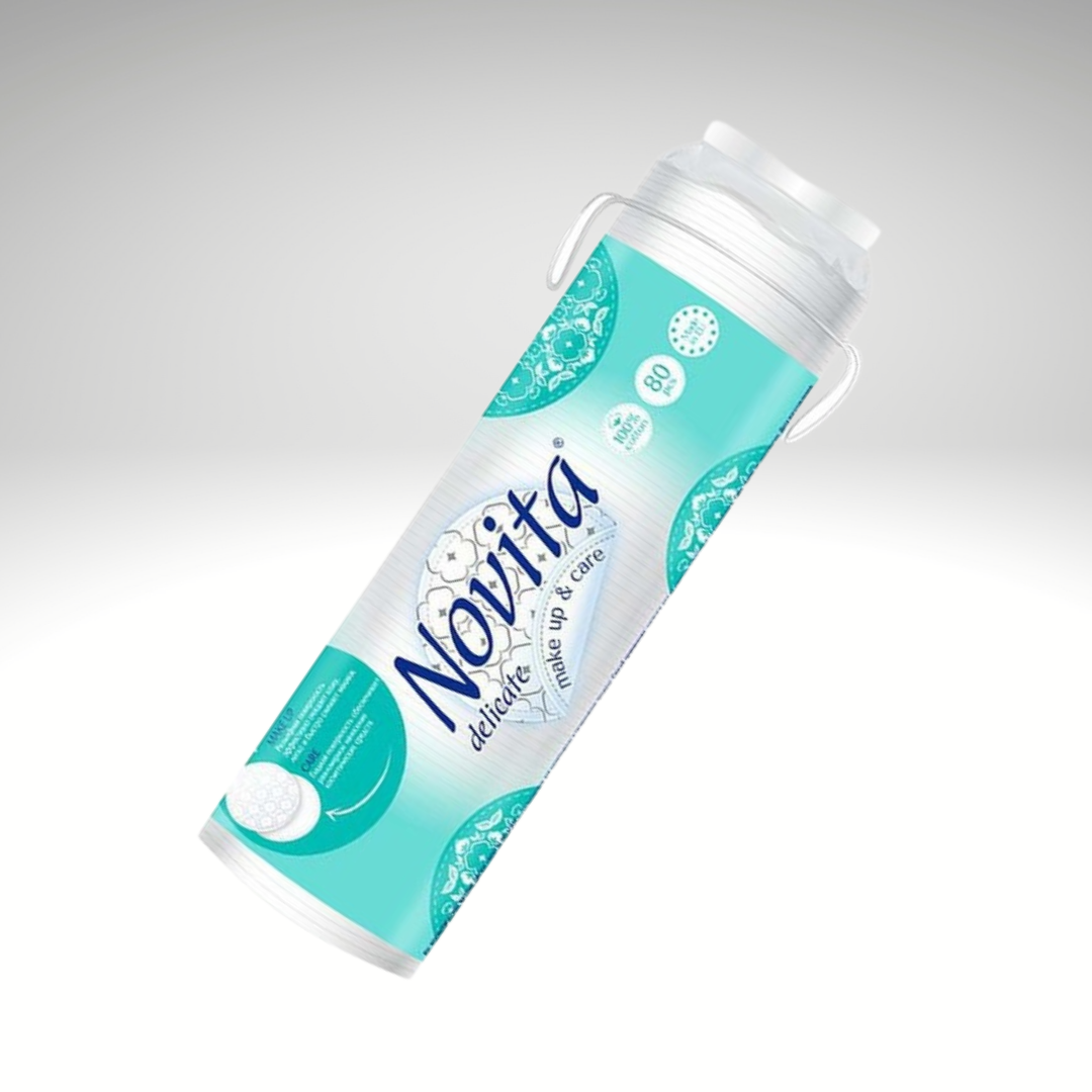 Ватные диски Novita delicate 80шт